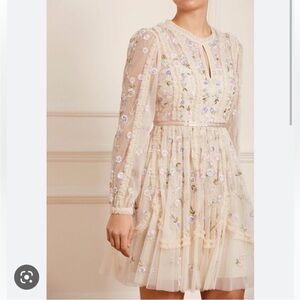 Needle & Thread embroidered dress 0